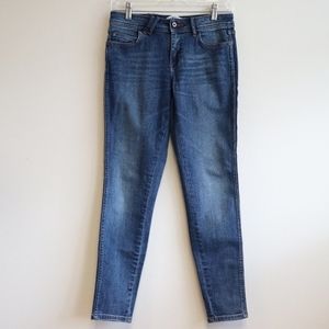 Zara Z1975 Medium Wash Premium Skinny Denim Jeans